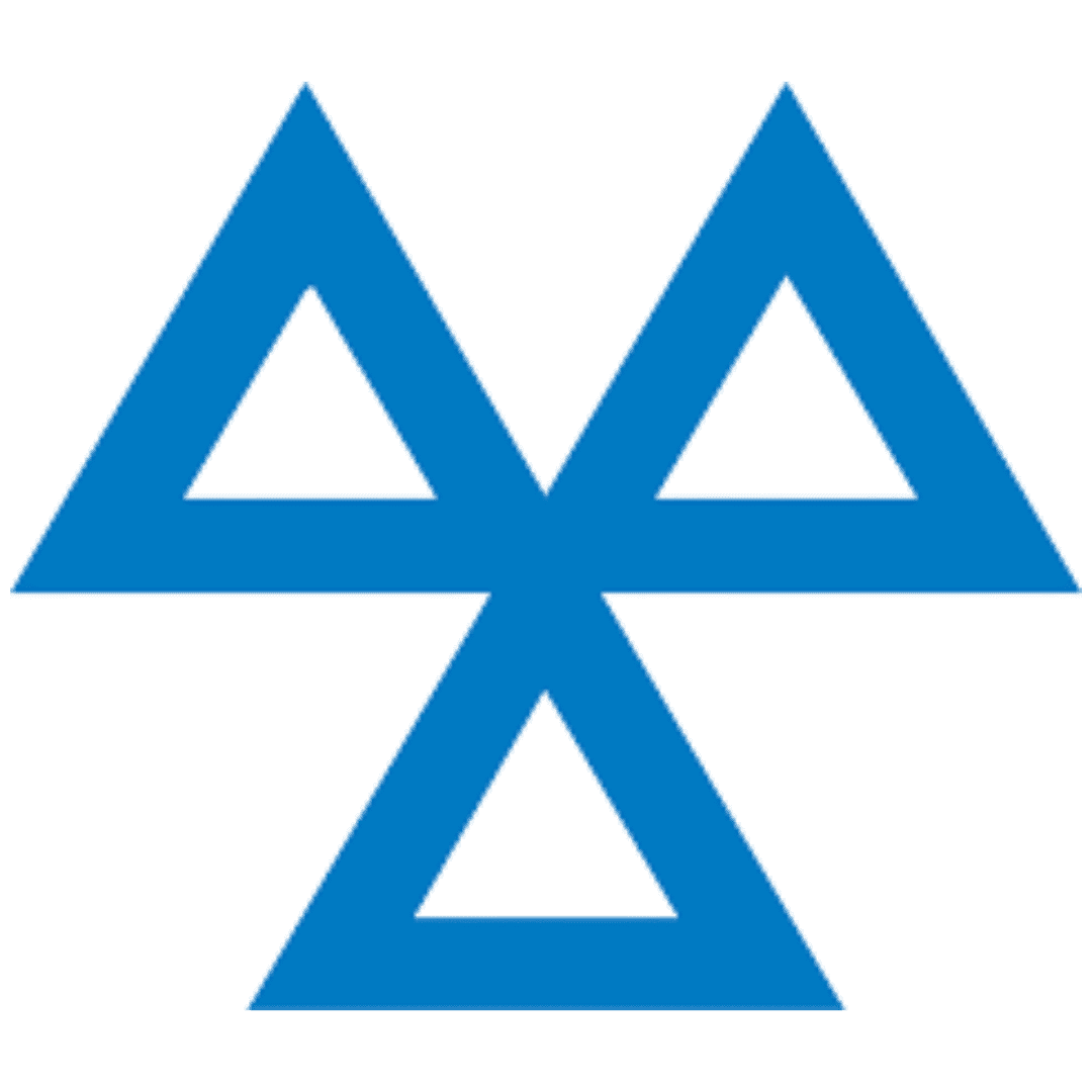 Official UK MOT testing logo – a blue triangle symbol representing MOT certification for vehicle safety and roadworthiness